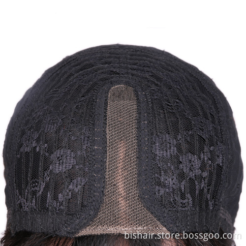 Short Bob Curly Front Net Wig Brazilian Remi Human Hair Black Women Water Wave Free Shipping Deep Curly Human Hair Wig Factory